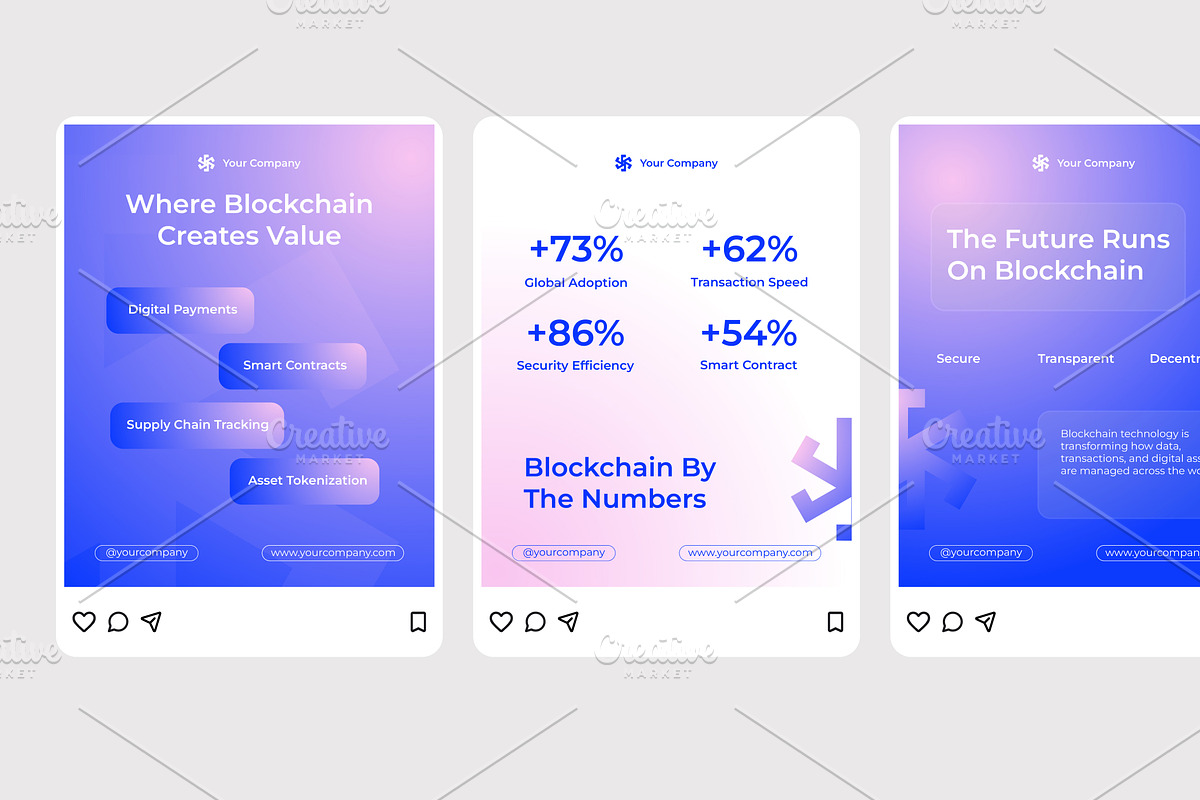 Future Blockchain Business, a Social Media Template by Izdihaar_Studio (Photo 3 of 4)