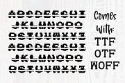 Floral Split Monogram Flower Font, a Font by SavanasDesign (Thumbnail 2 of 10)