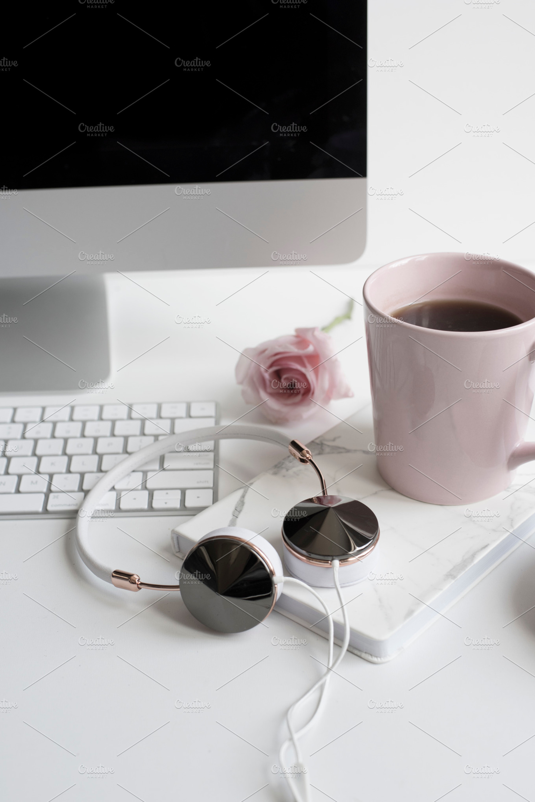 Styled Stock Photo | Headphones, a Business Photo by Her Creative Studio