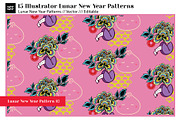 15 Vector Lunar New Year Patterns, a Pattern Graphic by CC CREATIVE CO (Thumbnail 19 of 23)