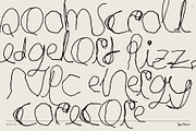 Brainrot TM – Raw Scribble, a Handwritten Font by Type Mania (Thumbnail 8 of 10)