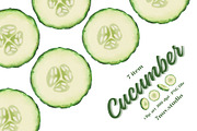 Cucumber, a Food Illustration by 7nov.studio (Thumbnail 1 of 2)