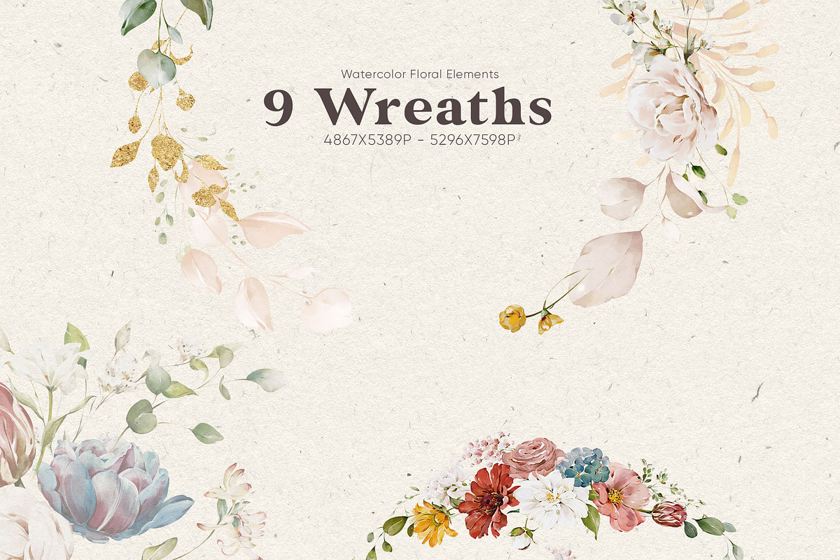 Watercolor Flower Collection, a Decorative Illustration by Damian Roh (Photo 10 of 19)