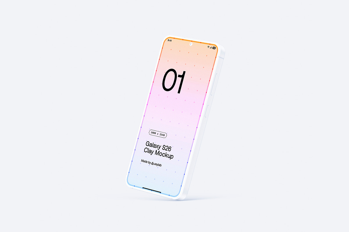 Galaxy S26 Clay - 24 Mockups Scenes, an Android Mockup by Asylab (Photo 48 of 62)