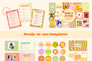Holy Funk Branding Starter Kit, a Social Media Template by Hell Yeah Designs (Thumbnail 6 of 12)