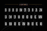 Las Valles Ultra Condensed Typeface, a Sans Serif Font by Kaligra.co (Thumbnail 22 of 23)