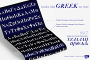 Rosart & Fleisch Hi Res ALL:10 FONTS, a Serif Font by California Type Foundry (Thumbnail 12 of 13)
