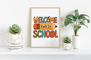 Welcome Back to School Png, an Illustration by Craft Nest (Thumbnail 4 of 6)