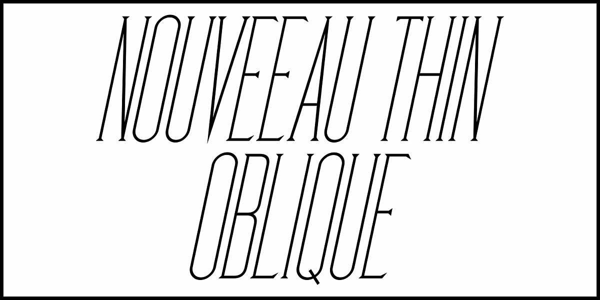Nouveau Thin JNL, a Serif Font by Jeff Levine Fonts (Photo 4 of 5)