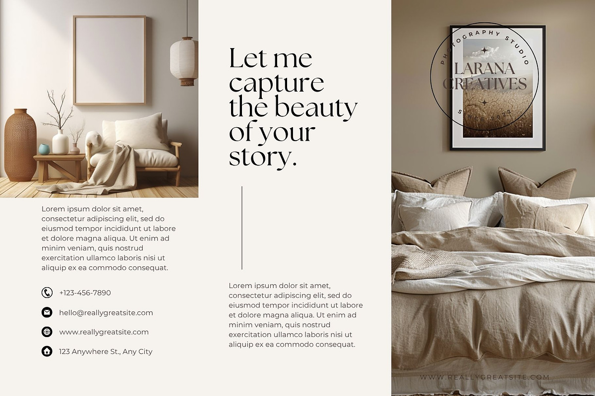 Neutral Interior Frame Mockup Canva, a Household Mockup by ARTOZEN DIGITAL (Photo 2 of 15)