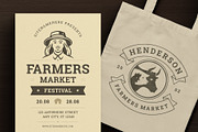 Farm Logos & Badges Vintage Style, a Branding & Logo Template by Vasya Kobelev (Thumbnail 10 of 11)