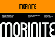 Morinite Modern Condensed Font, a Sans Serif Font by Vadovastd (Thumbnail 1 of 9)