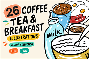 Coffee & Breakfast Doodles