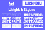 Unite Prime font, a Font by weknow (Thumbnail 7 of 8)