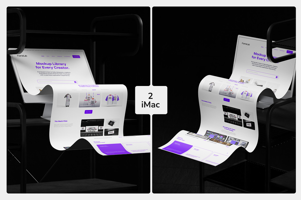 Device Longscroll – Mockup Bundle, a Product Mockup by Arvalamockup (Photo 5 of 11)