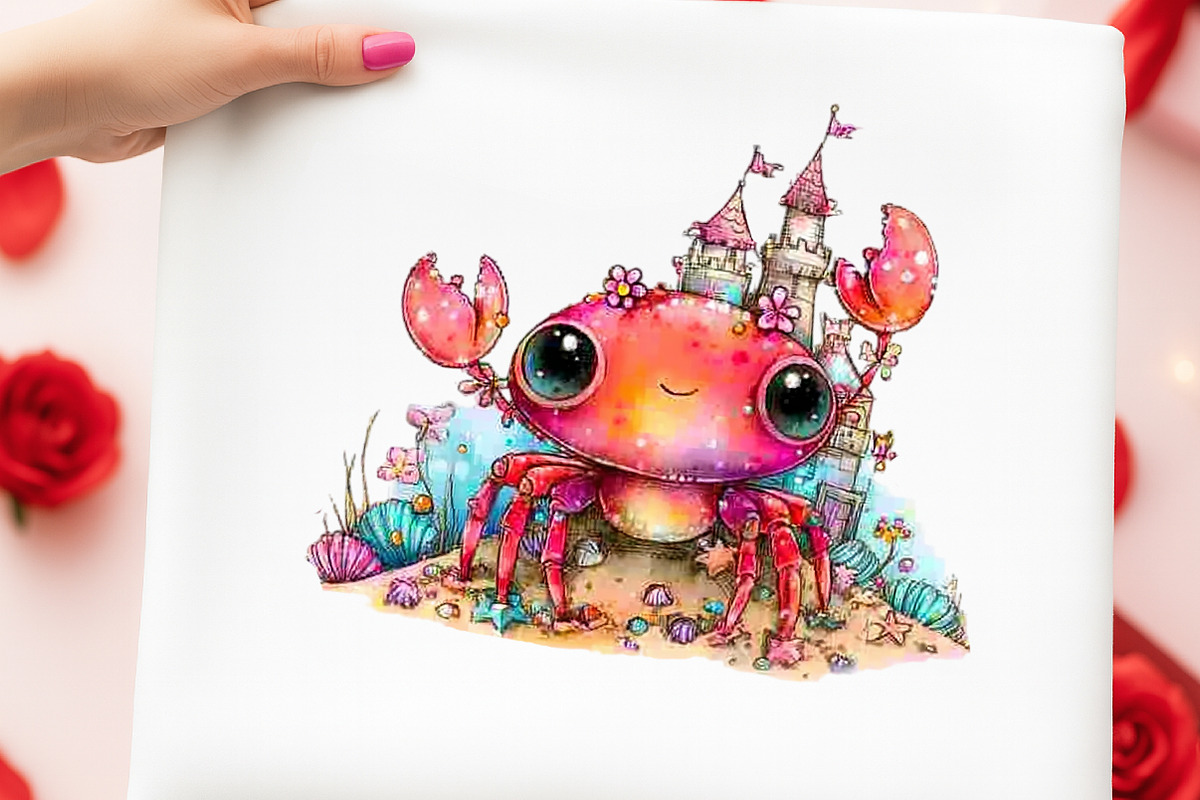 Sea Animals Clipart Bundle, an Illustration by Digital Artistic99 (Photo 5 of 11)