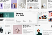 Portfolio PowerPoint Template, a Presentation Template by Design18th (Thumbnail 9 of 9)