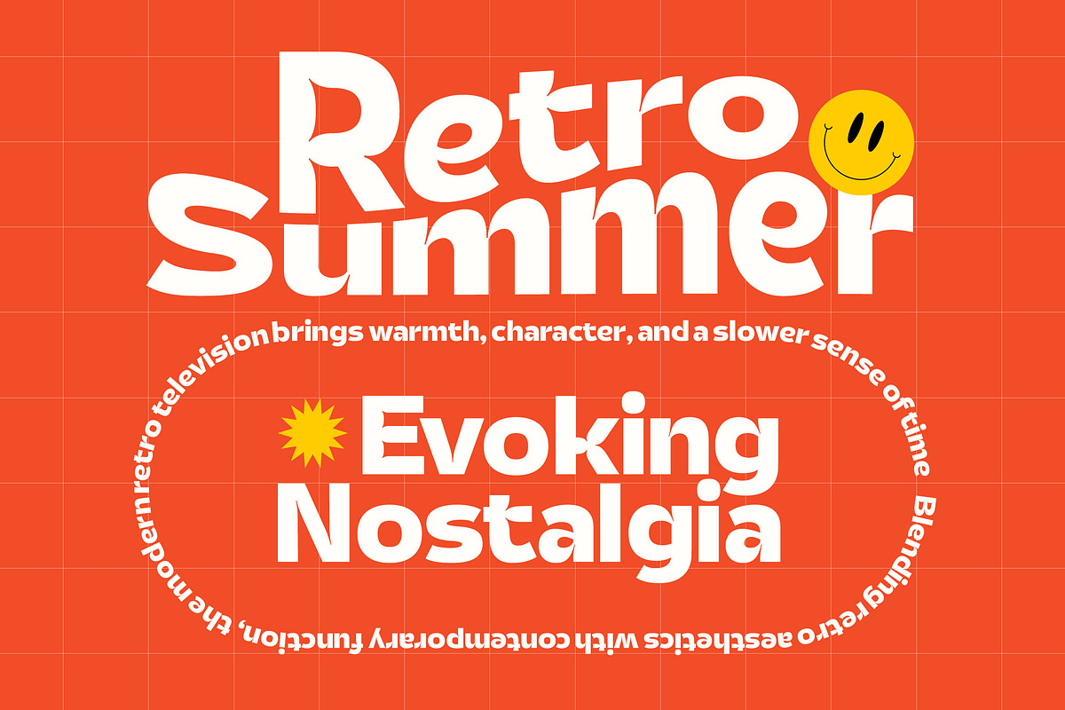 Pastme Retro Display Sans Font, a Sans Serif Font by timelesstype.co (Photo 4 of 20)