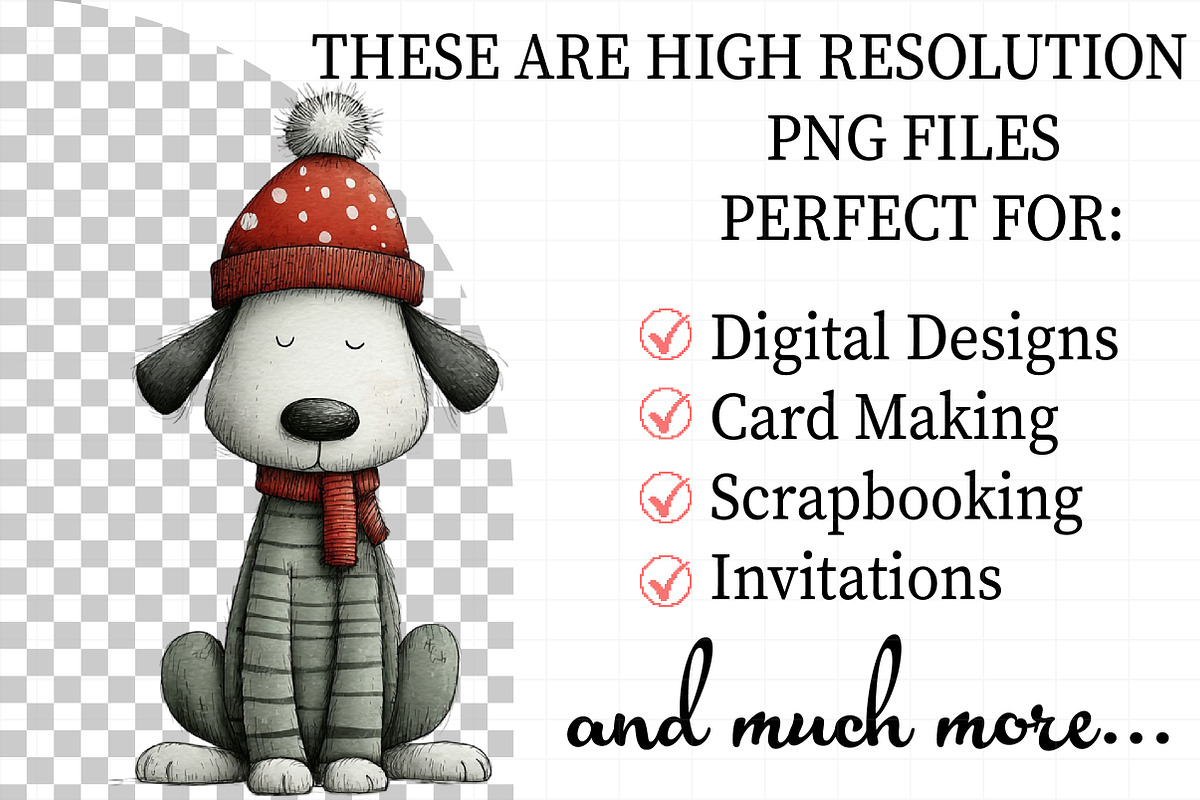 Winter Whimsy Creatures Clipart Bund, an Illustration by Daily.Designs (Photo 2 of 5)