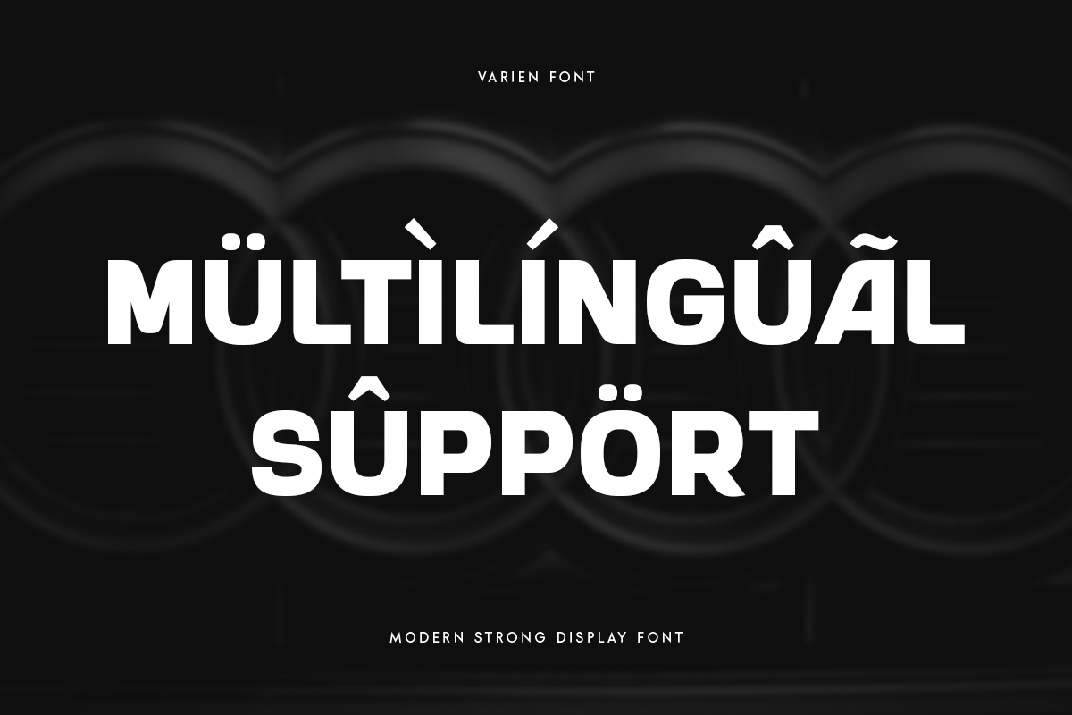 VARIEN - Modern Strong Display Font, a Sans Serif Font by Hamz Studio (Photo 11 of 16)