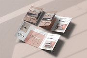 Tri-Fold A5 Brochure Mock-up 3, an Advertising Mockup by Se٧enStudio (Thumbnail 11 of 16)