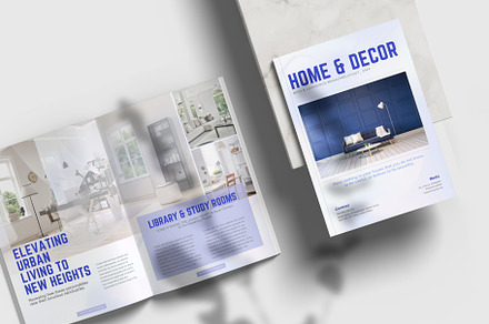 Home & Decor Magazine Canva, a Magazine Template by TheBrightGrap