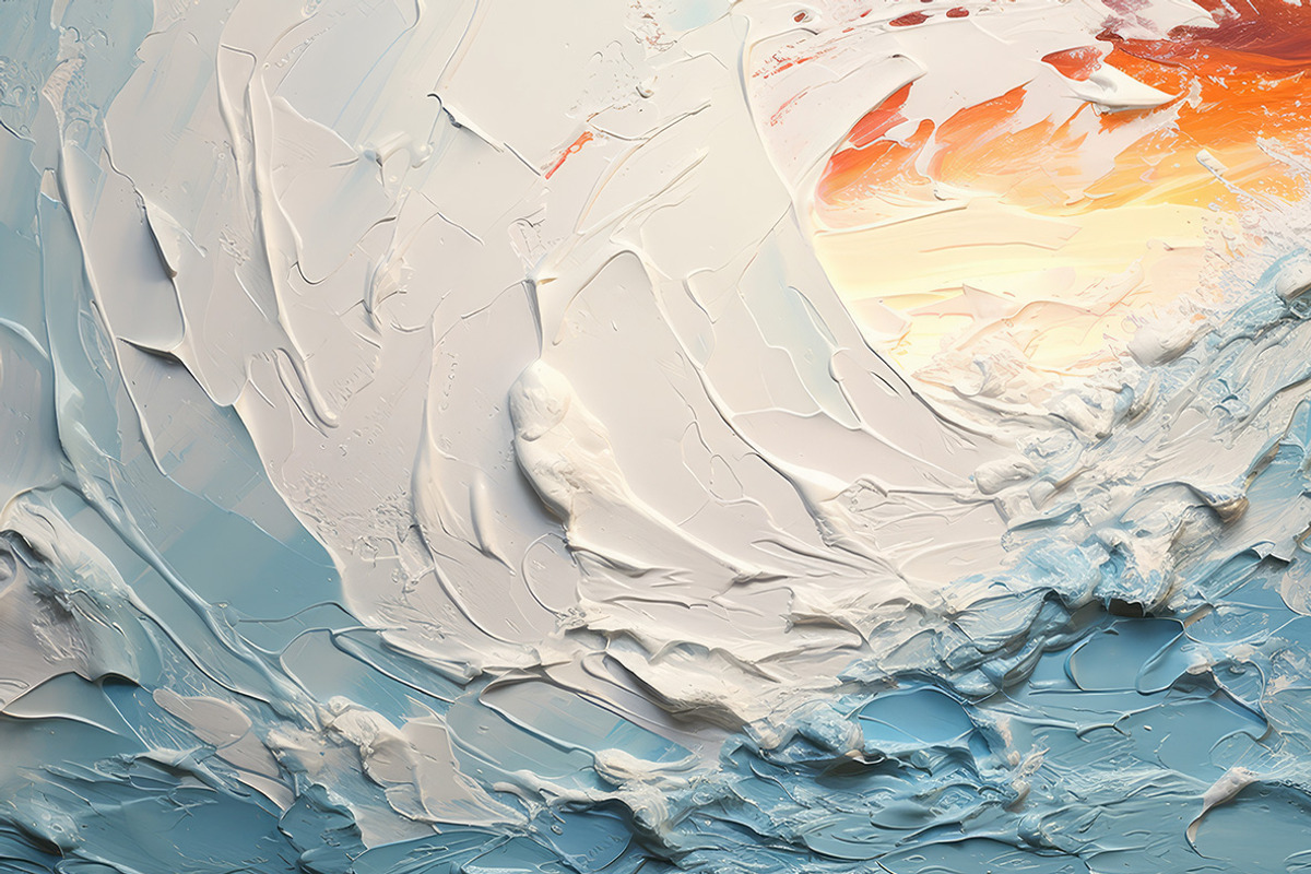 Waves paint art. 30 images, a Decorative Illustration by Handmadefont (Photo 3 of 10)