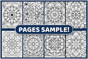 150 Mandala Pattern Coloring Pages, an Illustration by BrightMart (Thumbnail 3 of 3)
