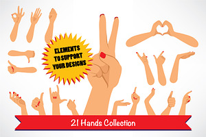 21 Female Hands