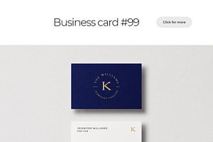 Business Card Mockup Template Bundle