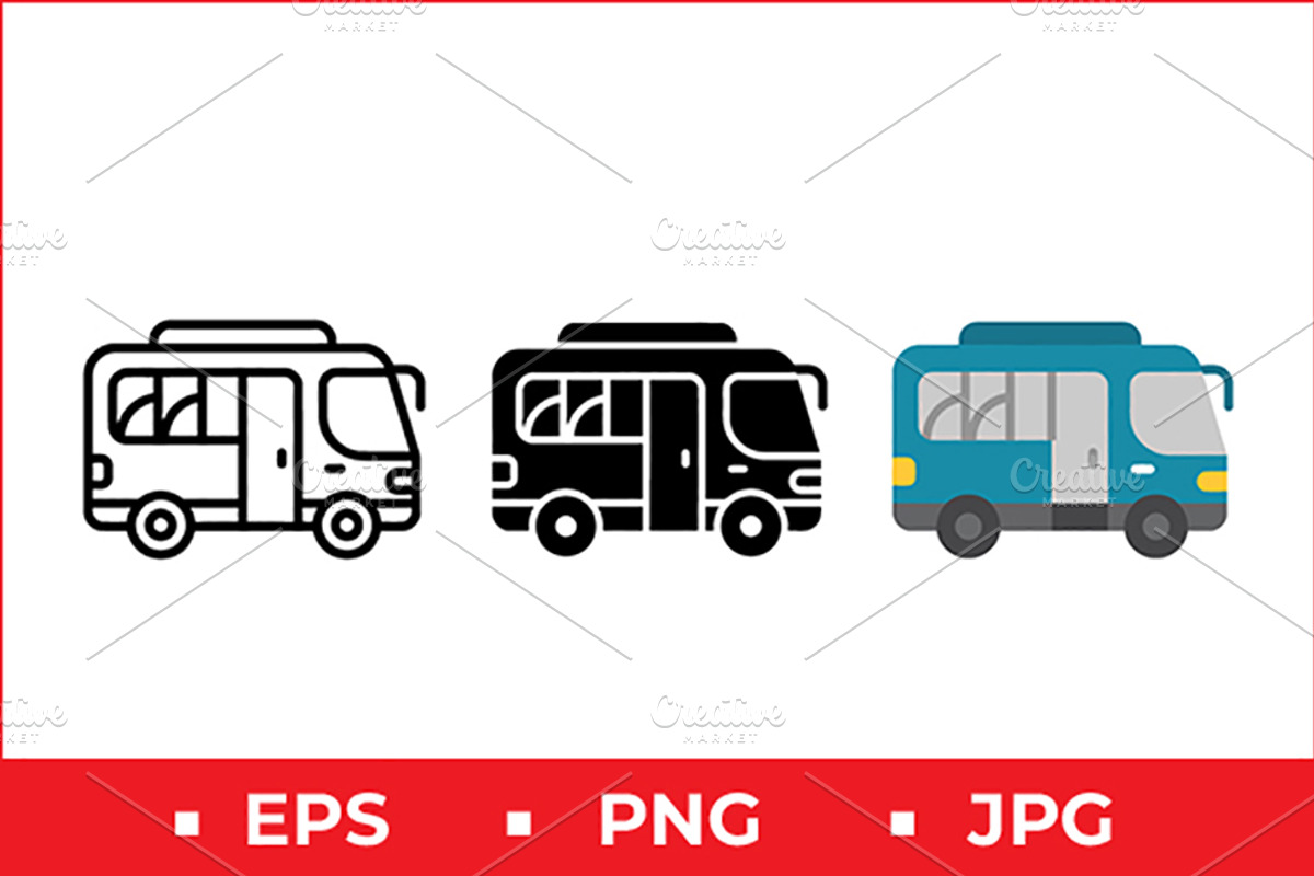 Camper Van Vector Design, a Solid Icon by Artonix (Photo 1 of 2)