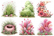 Watercolor Spring Green Grass Clipar, an Illustration by Daily.Designs (Thumbnail 6 of 8)