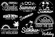 8 Summer Retro Labels, a Branding & Logo Template by Arys Design (Thumbnail 2 of 3)