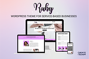 Ruby Coaching WordPress Divi Theme, a WordPress Template by Create & Bloom (Thumbnail 1 of 8)