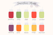 Collection fruit smoothies., a Food Illustration by itiir (Thumbnail 2 of 11)