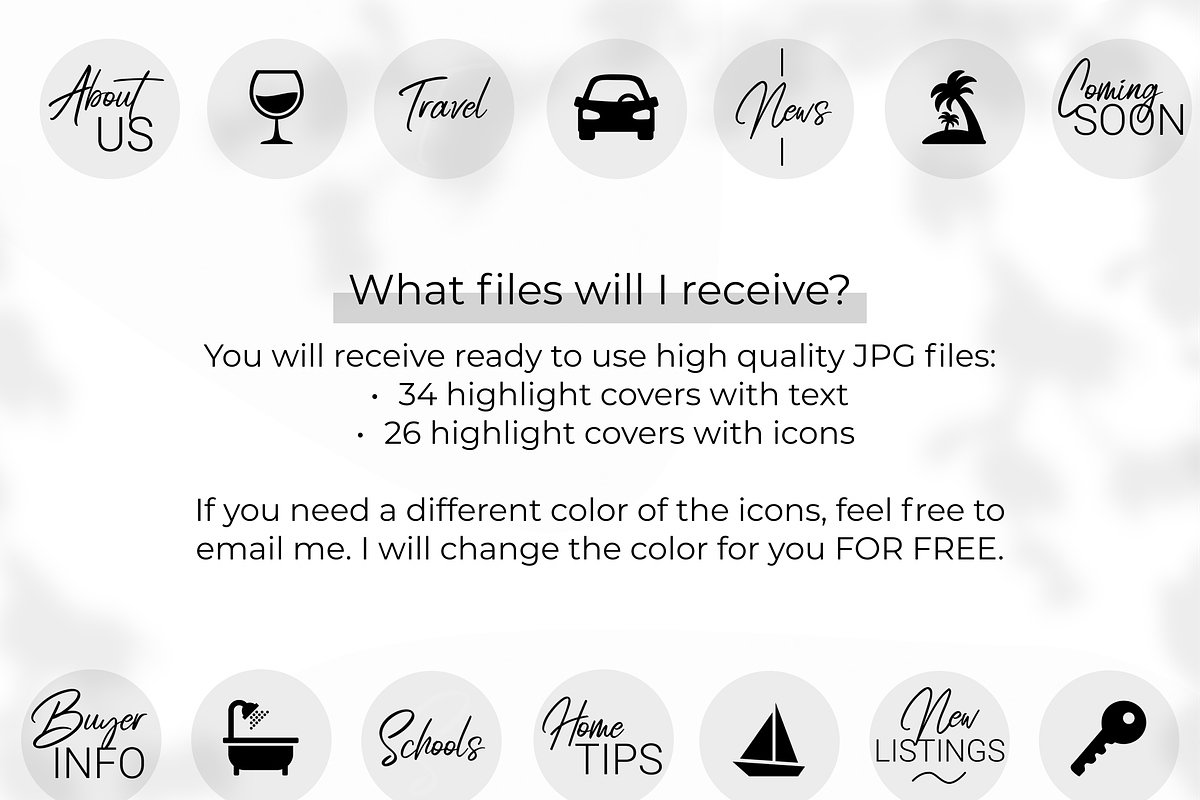 60 Real Estate Instagram Highlights, a Social Media Template by DesignKora (Photo 5 of 6)