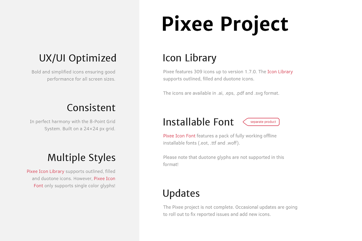 Pixee Icon Library, an Outline Icon by Jinro (Photo 2 of 24)
