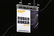 Rusko Roker - Bold Modern Font, a Sans Serif Font by Viswal Studio (Thumbnail 4 of 6)