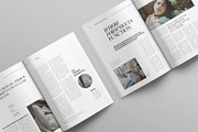 Minimalistic Magazine Template, a Magazine Template by DesignCrest (Thumbnail 4 of 18)