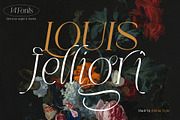 LOUIS felligri | Serif Display Font, a Serif Font by Jolicia Type (Thumbnail 1 of 15)