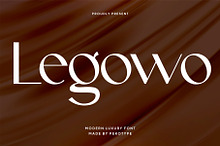 Legowo - Modern Elegant Font