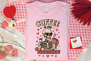 Coffee Is My Valentine Skeleton PNG, an Illustration by DreamPrint404 (Thumbnail 7 of 8)