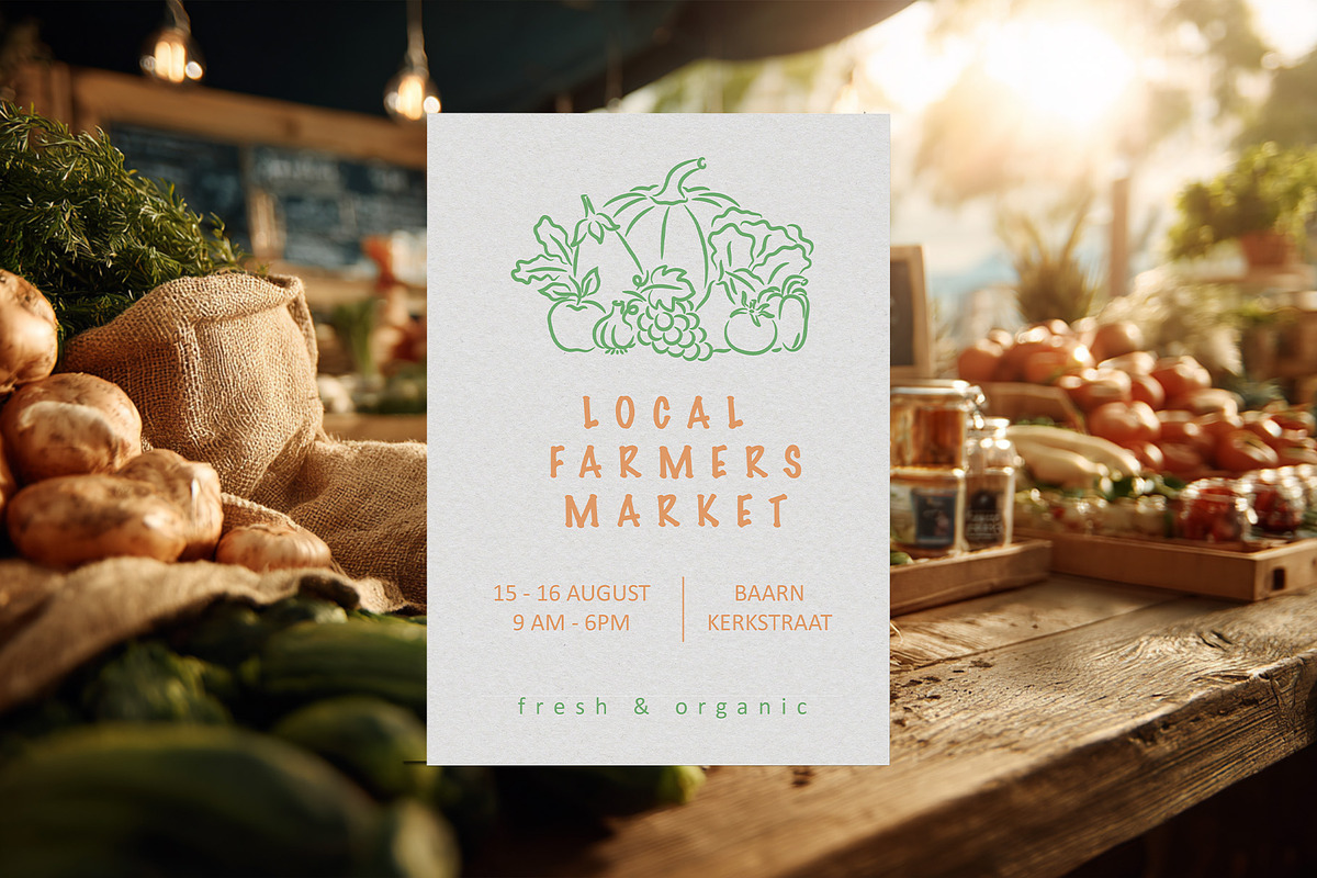 Farmers market illustration set, an Object Illustration by NatalieArtShop (Photo 12 of 16)