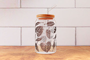 Autumn Leaves Can Glass Wrap 16oz., an Object Graphic by Doodle Cloud Studio (Thumbnail 7 of 12)