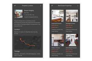 Real Estate & Property App Psd