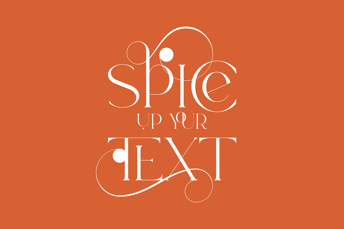 Sun Type Creative logo font, a Serif Font by VP Fonts (Photo 2 of 18)