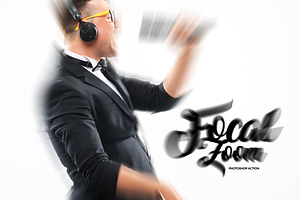 Focal Zoom Photoshop Action