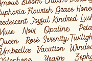 Karlgera - Monoline Script, a Script Font by Haps Space (Thumbnail 2 of 10)