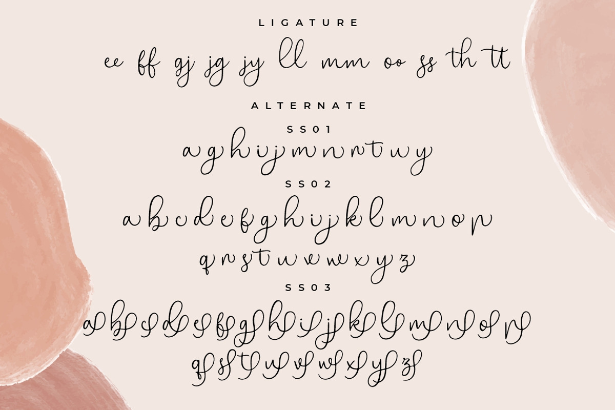 Bryan Kimberly Beautiful Typeface, a Script Font by Creatype Studio