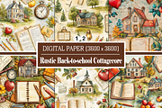 Rustic Back-to-school Cottagecore, a Background Graphic by Printable Treasure (Thumbnail 1 of 5)